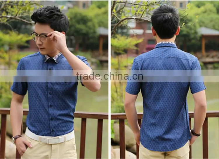 Short sleeve printed fashionable fit t-shirt for men