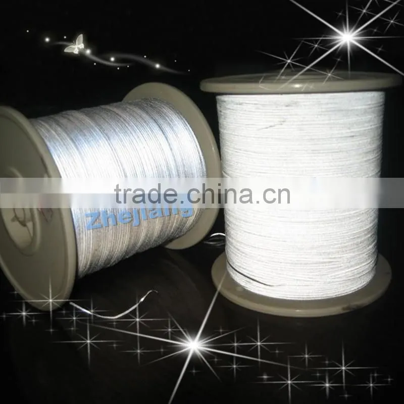 Reflective yarn for knitting machine grey reflective yarn retro reflective yarn