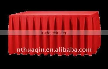 Satin table skirting cover table skirts round table linen