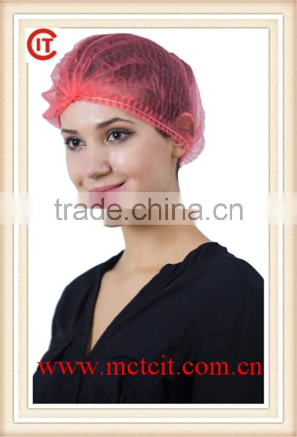colorful painter with low price High quality double elastic 18'/19' cap disposable medical mob caps
