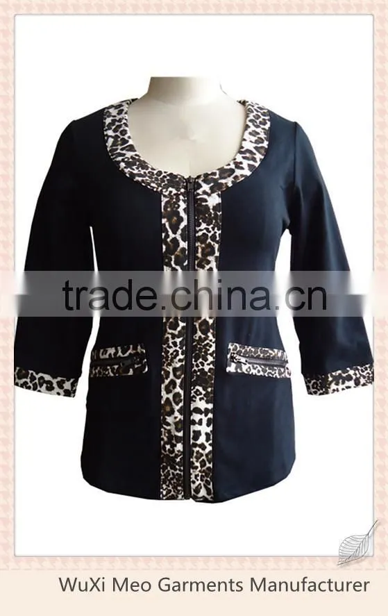 Women older casual suit neck designs for ladies suit