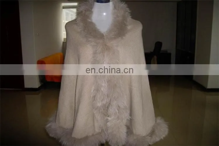 cheap price wholesale cashmere poncho, 100% mongolia cashmere from China