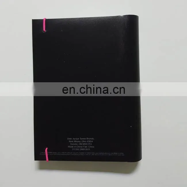 2017 New Design Custom LED Lighting Up Diary/Notebook for school writing or office writing