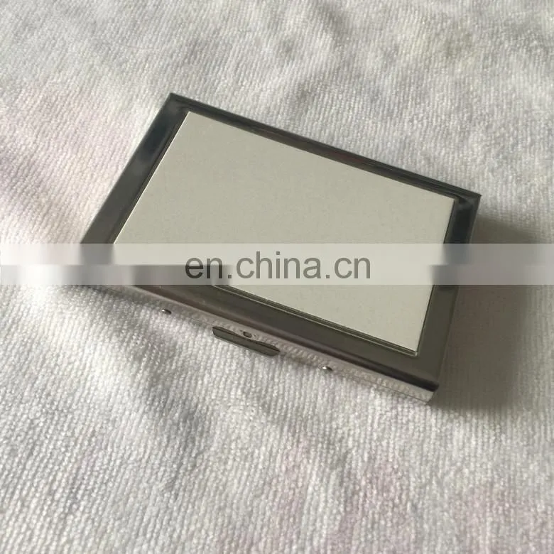 Name card case with aluminum sheet for sublimation