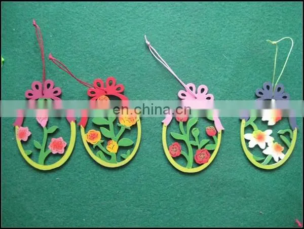 Easter decoration, decorative wooden easter egg