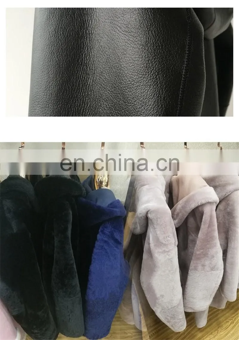 Wholesale New Style Cheap Beautiful Sheep Fur Made Winter Coat Girls