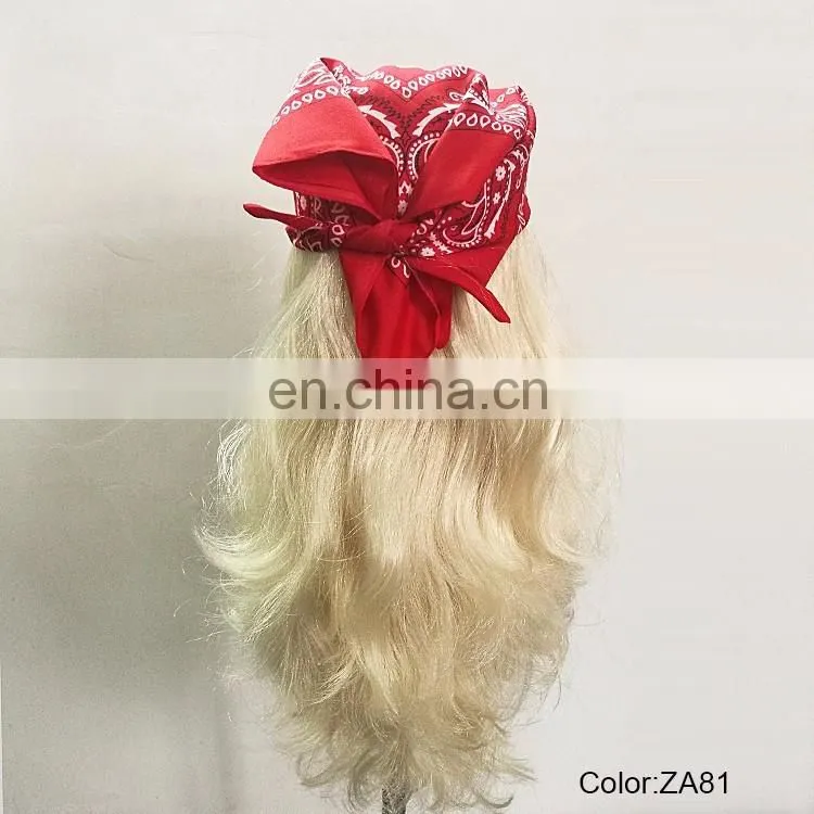 Carnival bandana rocker pirate party wigs P-W231