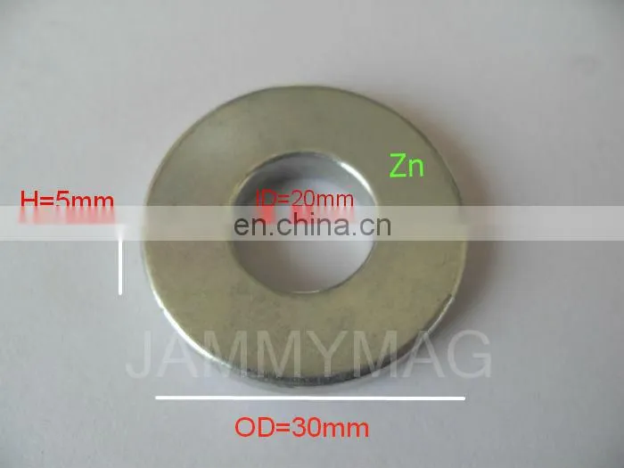 Strong neodymium ring magnet for linear motors