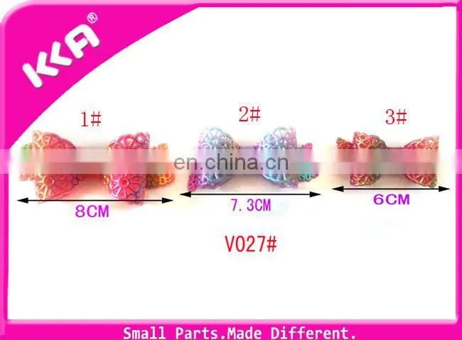 Plastic shoe buckle flower accessories