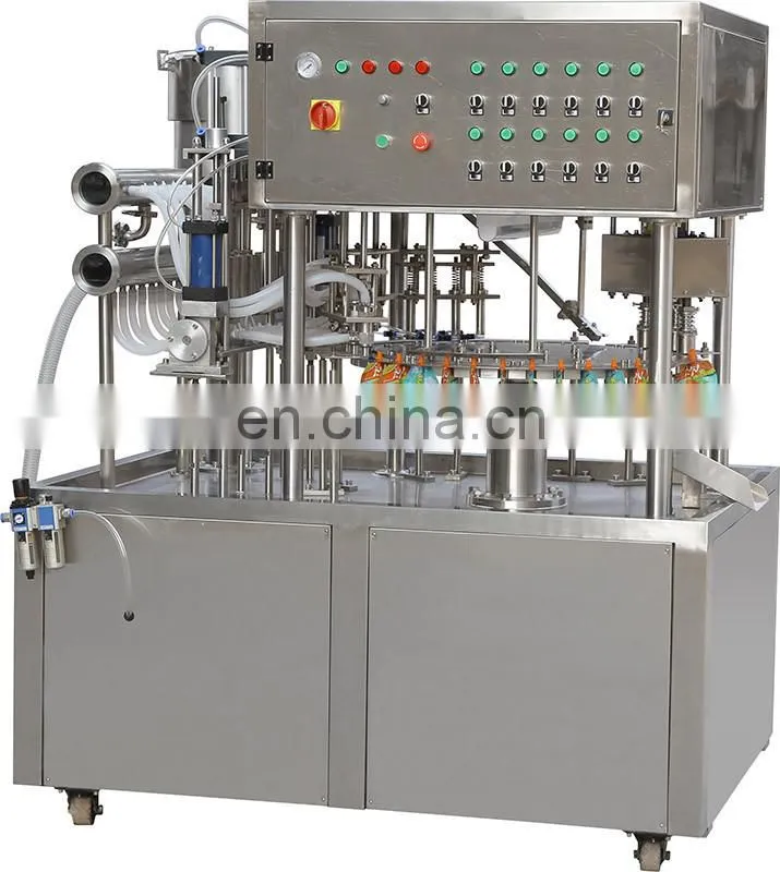 Stainless steel jelly Rotary Tea,Liquid Spout Pouch/Stand-up Bag Filling Packaging Machine Price