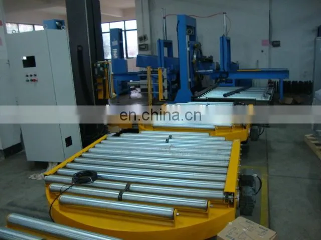 Automatic Film Pallet packing and wrapping Machine/Automatic turntable pallet stretch packer/wrapper