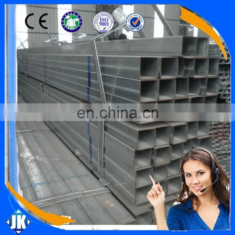 Goods best sellers pre galvanized section steel pipe/ galvanised square tube price