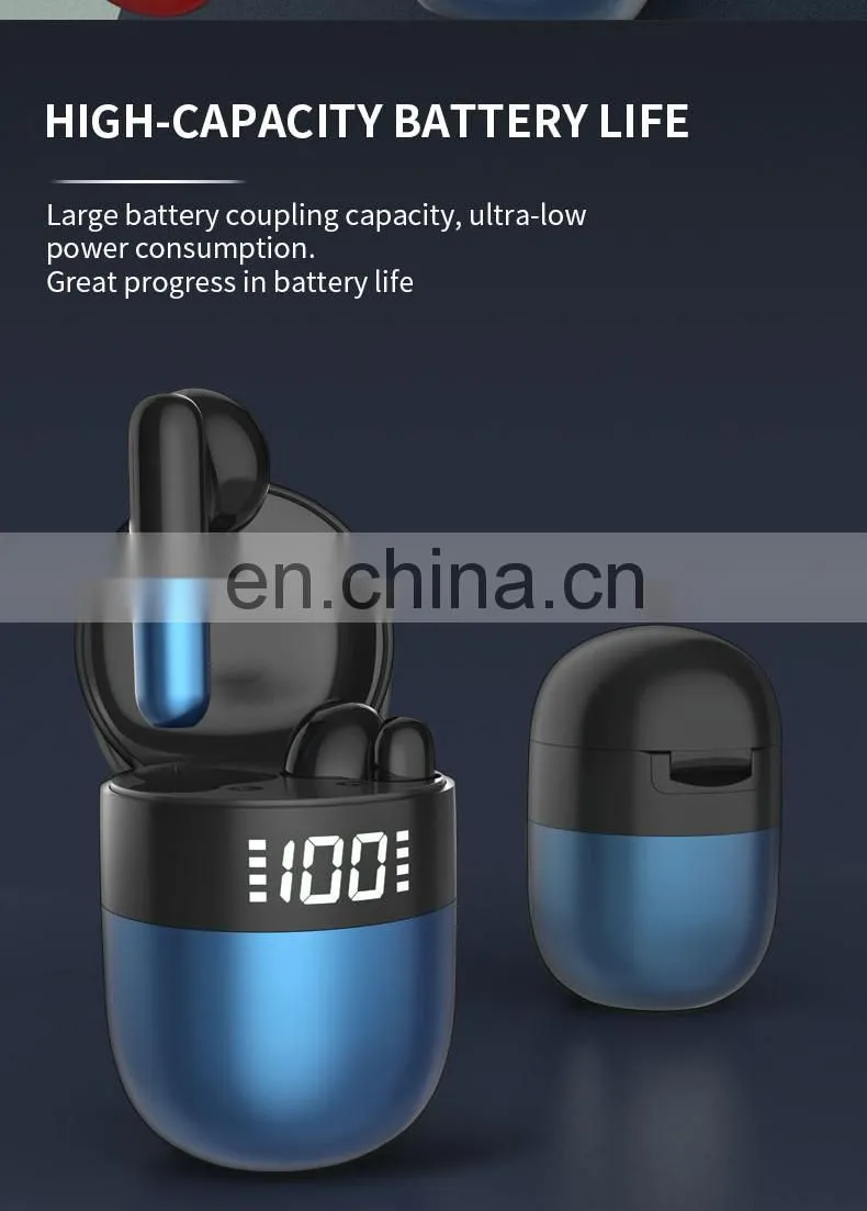 13 year manufacturer high quality sounds J28 wireless earbuds sports headphone with charging box