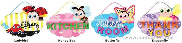 Wooden Bug Door Sign Kit