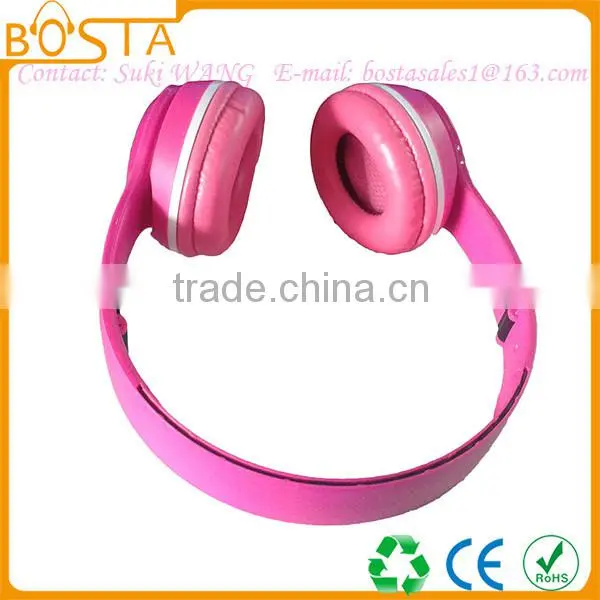 High quality promotional exhibition China wholesale funny fashion folding headphones