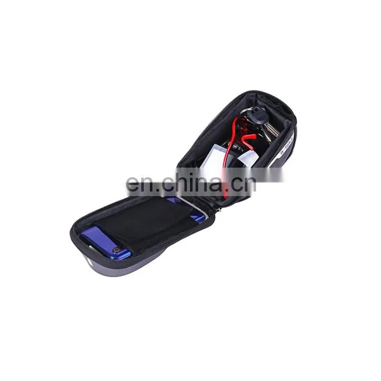Large capacity new convenient waterproof front frame seat storage handles mobile phone buttons touch screen bicycle front bag