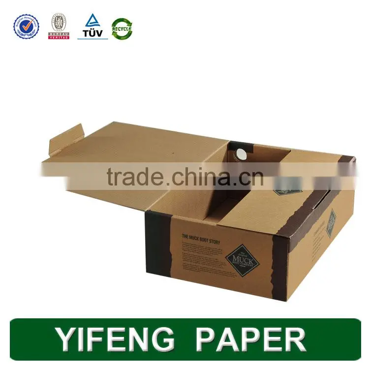 Small gold luxury gift box, corrugated paper box, luxury paper box