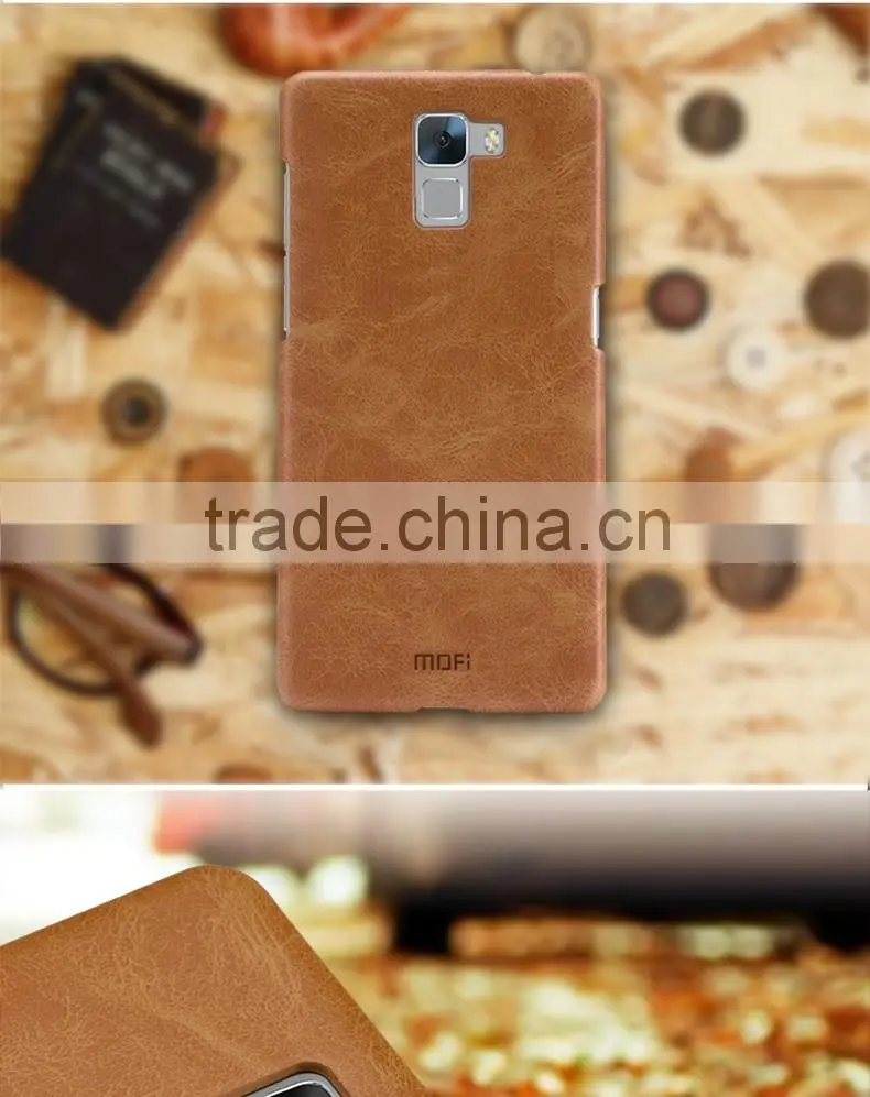 2016 New MOFi Case Housing for Huawei Honor 7, Mobile Phone Coque Leather Back Cover for Honor 7