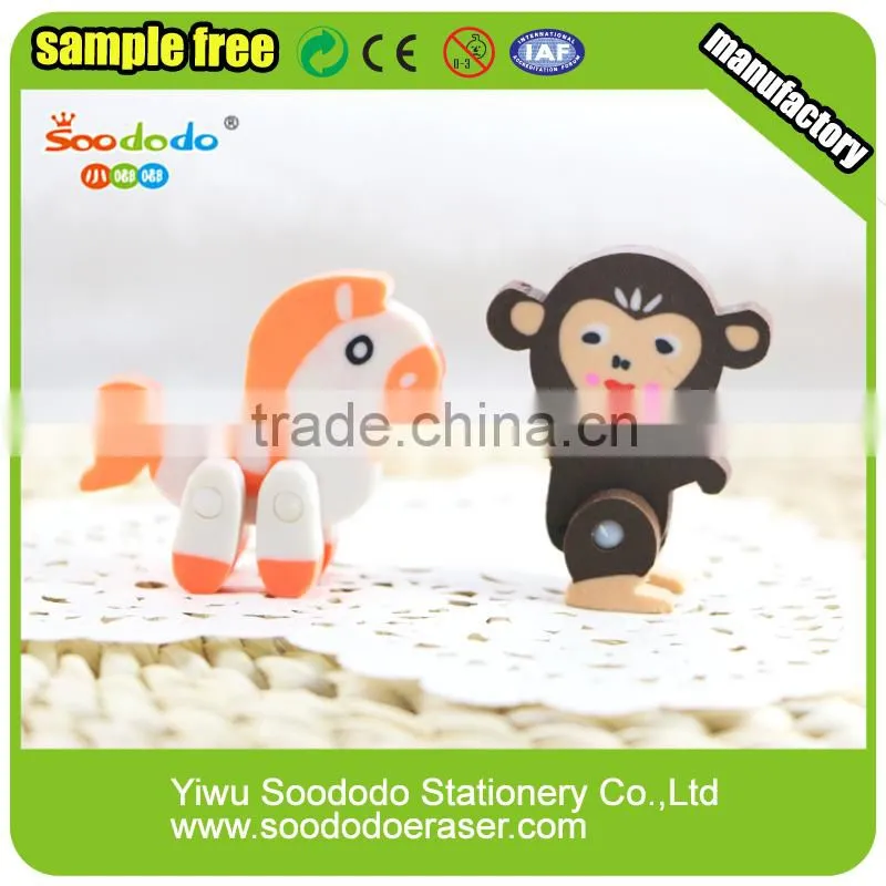 assemble Dog shape extruded promotion eraser