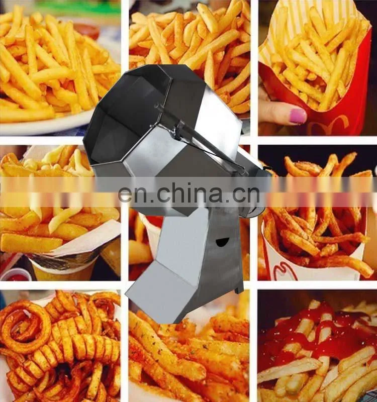 Octagonal mixer snack food seasoning machine potato chip seasoning machine.