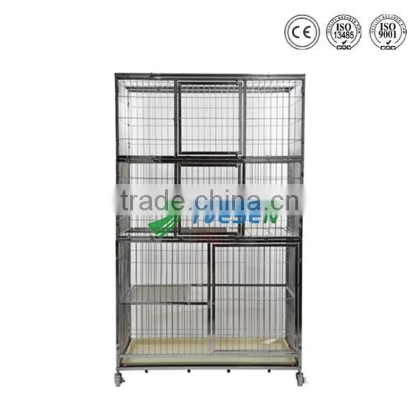 reasonable price fast lead time stainless steel veterinary small pet cages