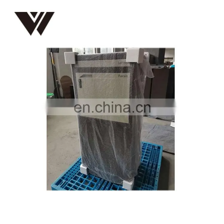 Large powder coating package delivery box steel garden outdoor parcel drop box