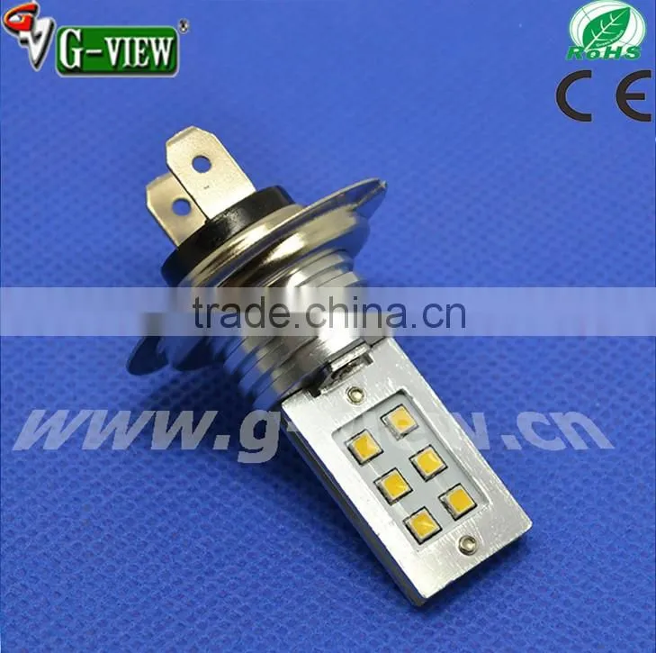 Powerful radiation of led car lightings h7 12smd 2323 chip 10-30V led auto fog light