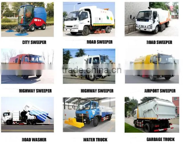 compact street washing sweeper