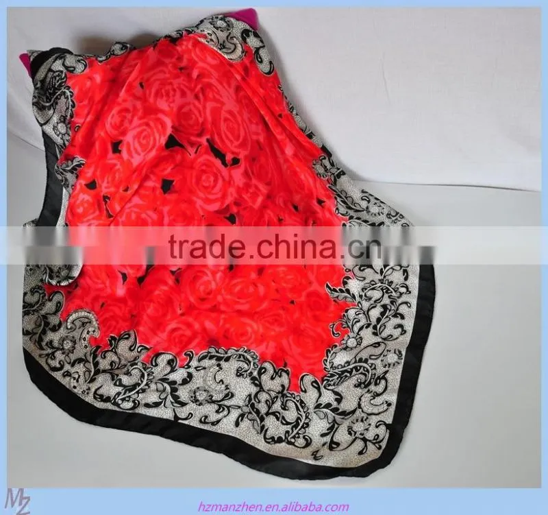 2015 New fancy turker women silk scarf