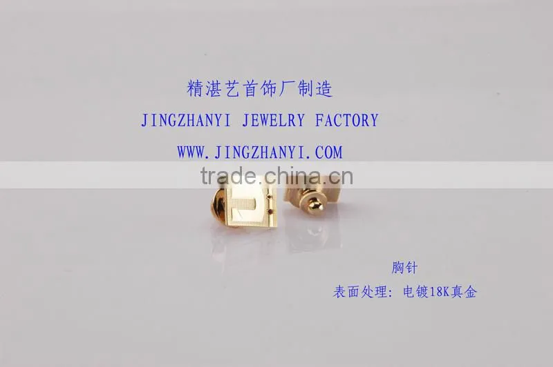 customized solid 925 silver brooches