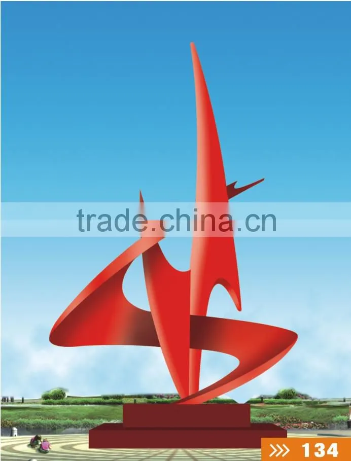 2016 New Modern Sculpture High Quality Fashion Urban Statue Stainless Steel Human Sculpture