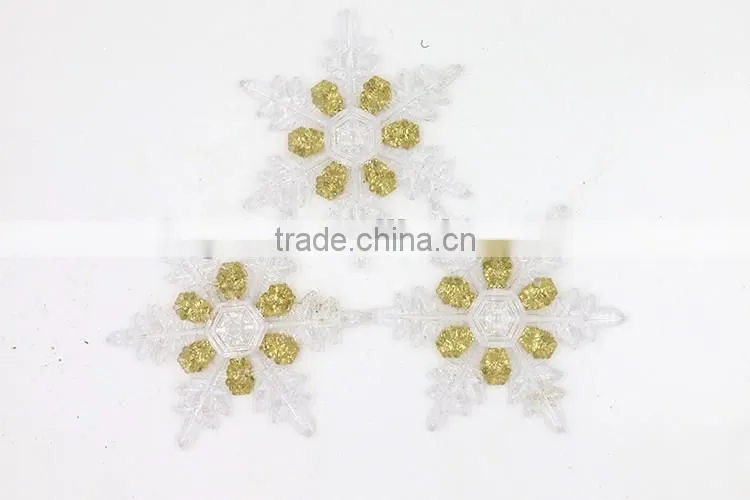 Christmas Ornament Natal Christmas Tree Snowflakes Decoration Navidad Clear Acrylic Christmas Tree Ornament