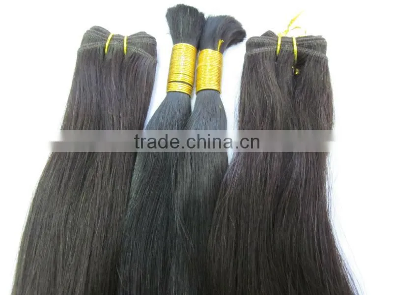 machine made 100% Human Indian Hair Extensions