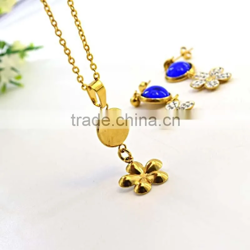 Wholesale Jewelry Pearl Necklaces Designs Teardrop Necklace Earrings Set