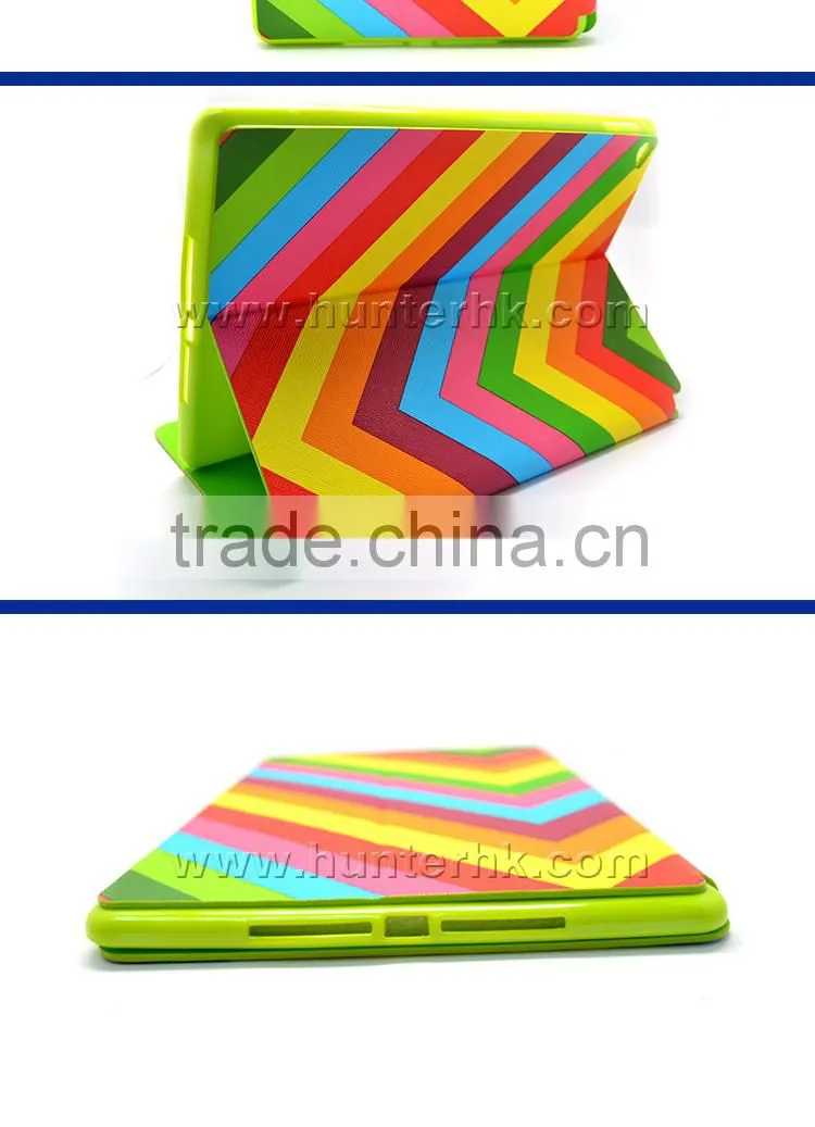 Girlie Printed Rainbow Tablet Case For iPad Pro