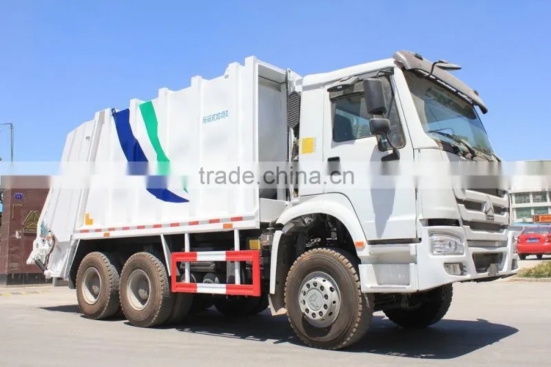 howo 16CBM Compressed Garbage dimensionscompactor truck made in china