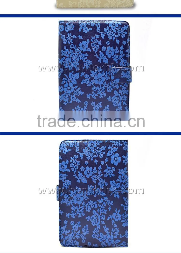 Girly 9-10" Universal Embossed Floral Tablet Case