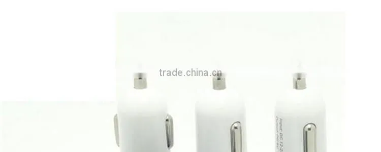 Cheap Wholesale input 12V 24V Aluminum Dual USB Car Charger for iphone Promotional customized mini Universal USB Car Charger