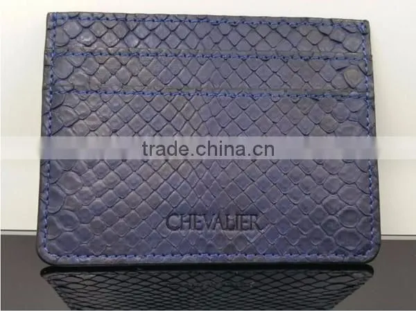 2016 New Custom Luxury Python Skin Wallet Men's Card Holder Genuine Leather Wallet Water Proof