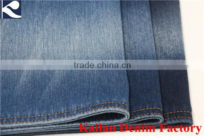 Stretch Cotton Polyester Spandex Twill Denim Knit