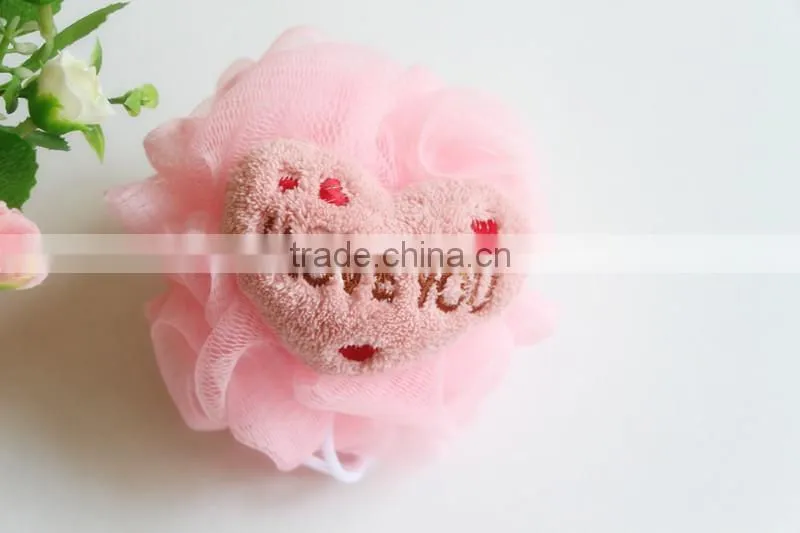 Coral Fleece Animal Bath Ball for body