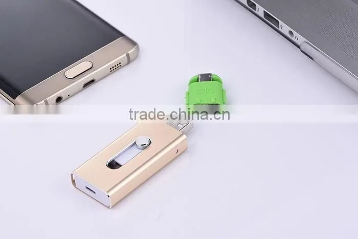 Aluminum Alloy OTG Usb Pen Drive For Iphone 16Gb