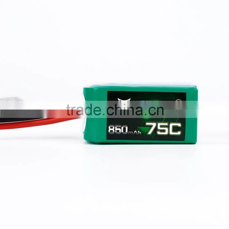 ACEHE 14.8V 850mAh 75C Capacity High Rate Lipo RC Battery