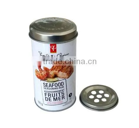 Salt & Pepper tin box/Salt & Pepper tin can