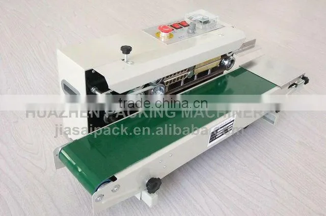 FRD900S continuous band sealer machine & Horizontal continuous bag sealer