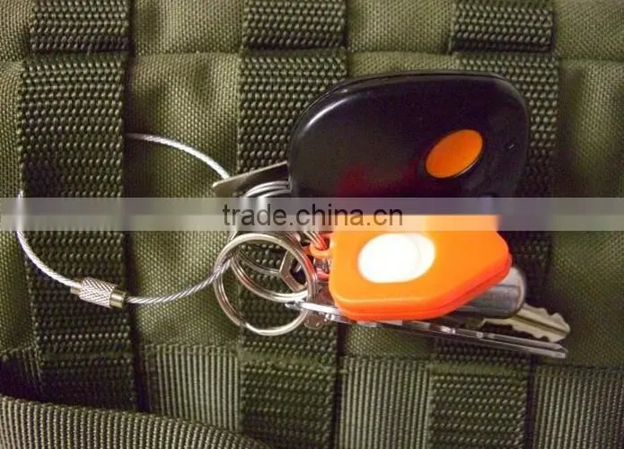 Wire Keychain Cable Key Ring for Outdoor Hiking