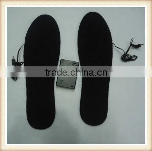 Far infrared heating insoles for boots