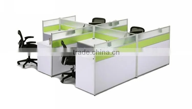 Modern office cubicles 4 person workstation desk (SZ-WSB315)