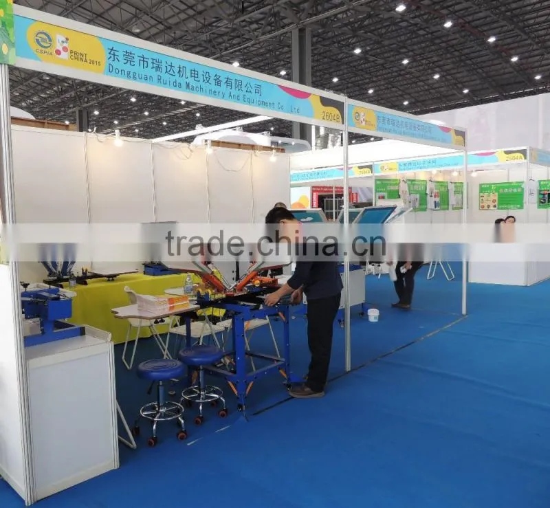 6 color 6 station roll to roll screen printing machine equipment all kits