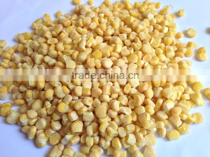 IQF Frozen sweet corn kernel Jinfei Cuiwang huazhen variety